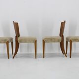 1950s  Jindrich Halabala Dining Chairs H-214 for UP Závody, Set of 4