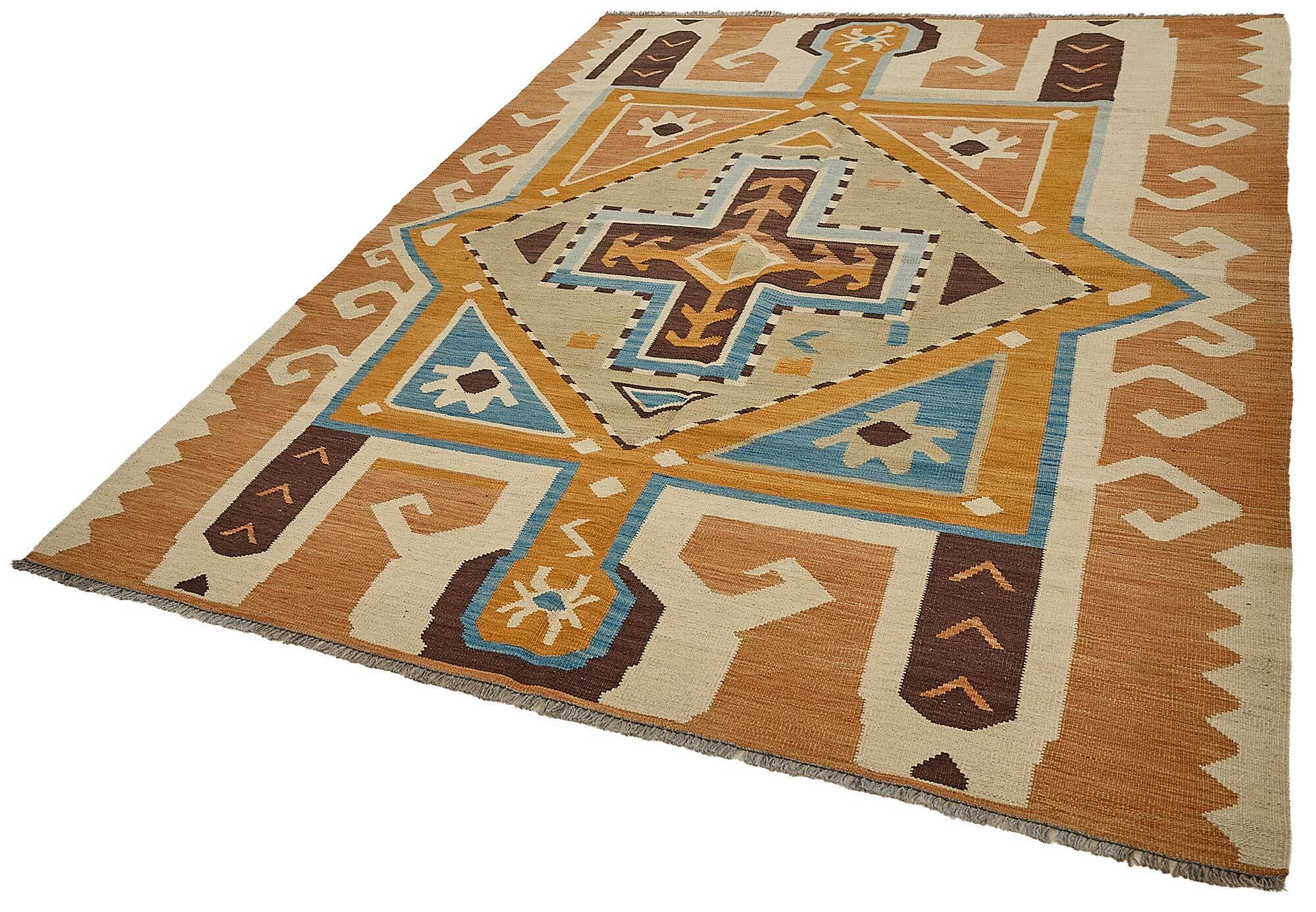 Contemporary Tribal Decorative Kilim 191 cm x 280 cm