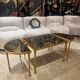 Bronze coffee table by Maison Bagues circa 1950