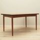 Table en palissandre, design danois, années 1970, production : Danemark