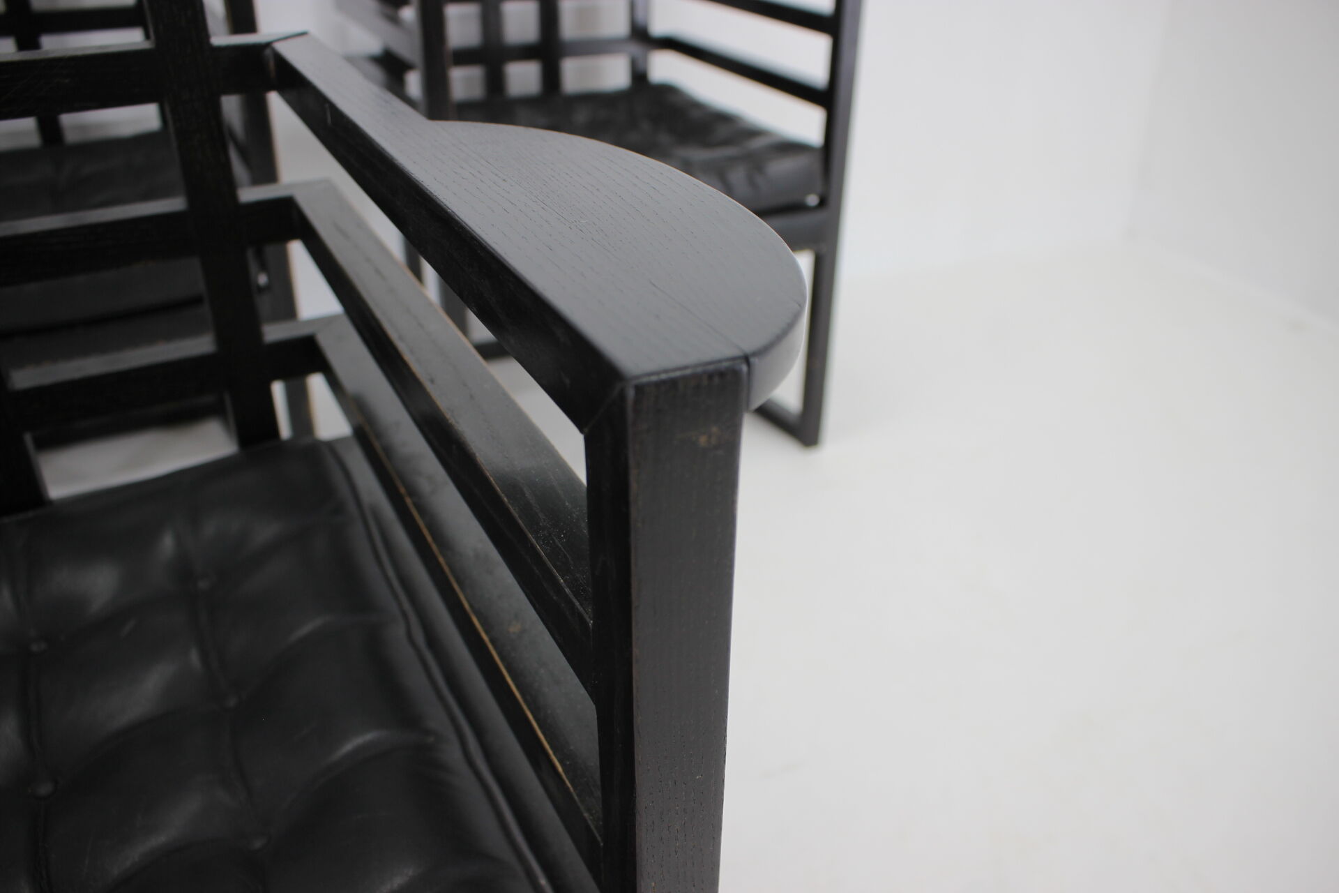 Set of Four Josef Hoffmann Armloffel Chairs Made By Wittmann,Austria