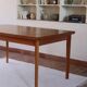 Table à manger scandinave extensible en teck années 60