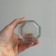 Set of 6 thick octagonal water glasses