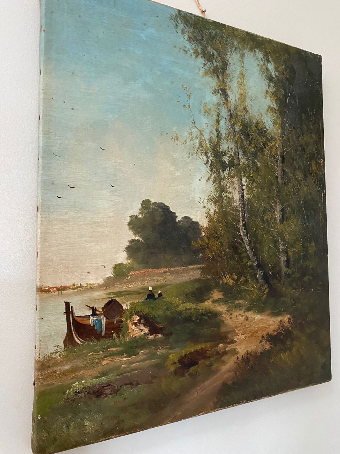 Oil painting painting