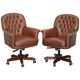 Chesterfield leather executive chair