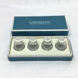 Cardeilhac – 4 solid silver salt shakers