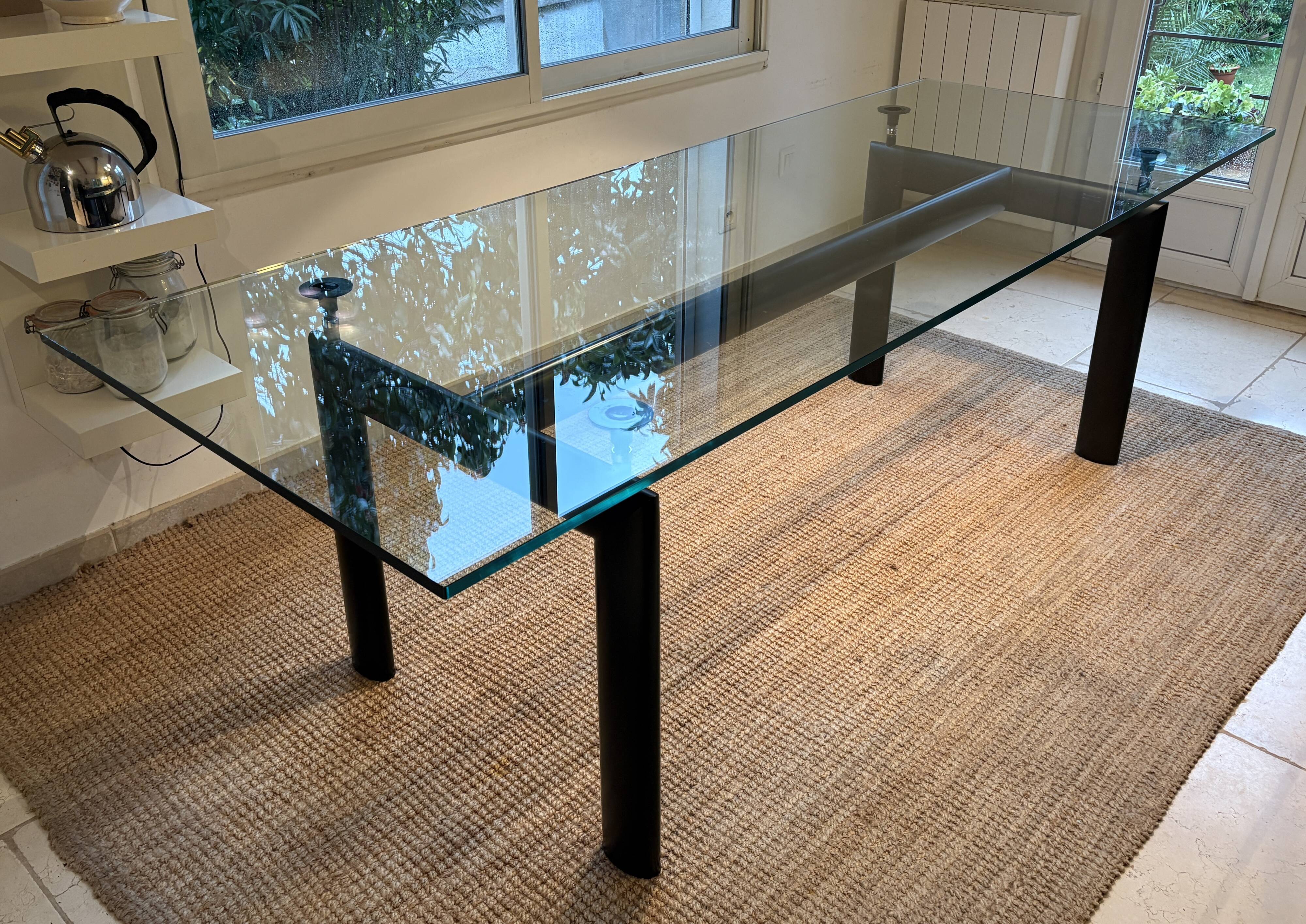 Bauhaus Table LC6 Art Nouveau G1241 by Le Corbusier for Cassina