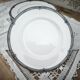 Set of 12 dessert plates English porcelain Wedgwood model Amherst