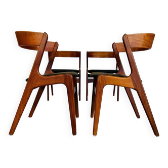 Danish vintage dining chairs by Kai Kristiansen for Schou Andersens MøbelFabrik