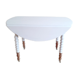 Table ronde à abattants