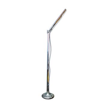 Adjustable floor lamp in chromed metal Italia Anni '70
