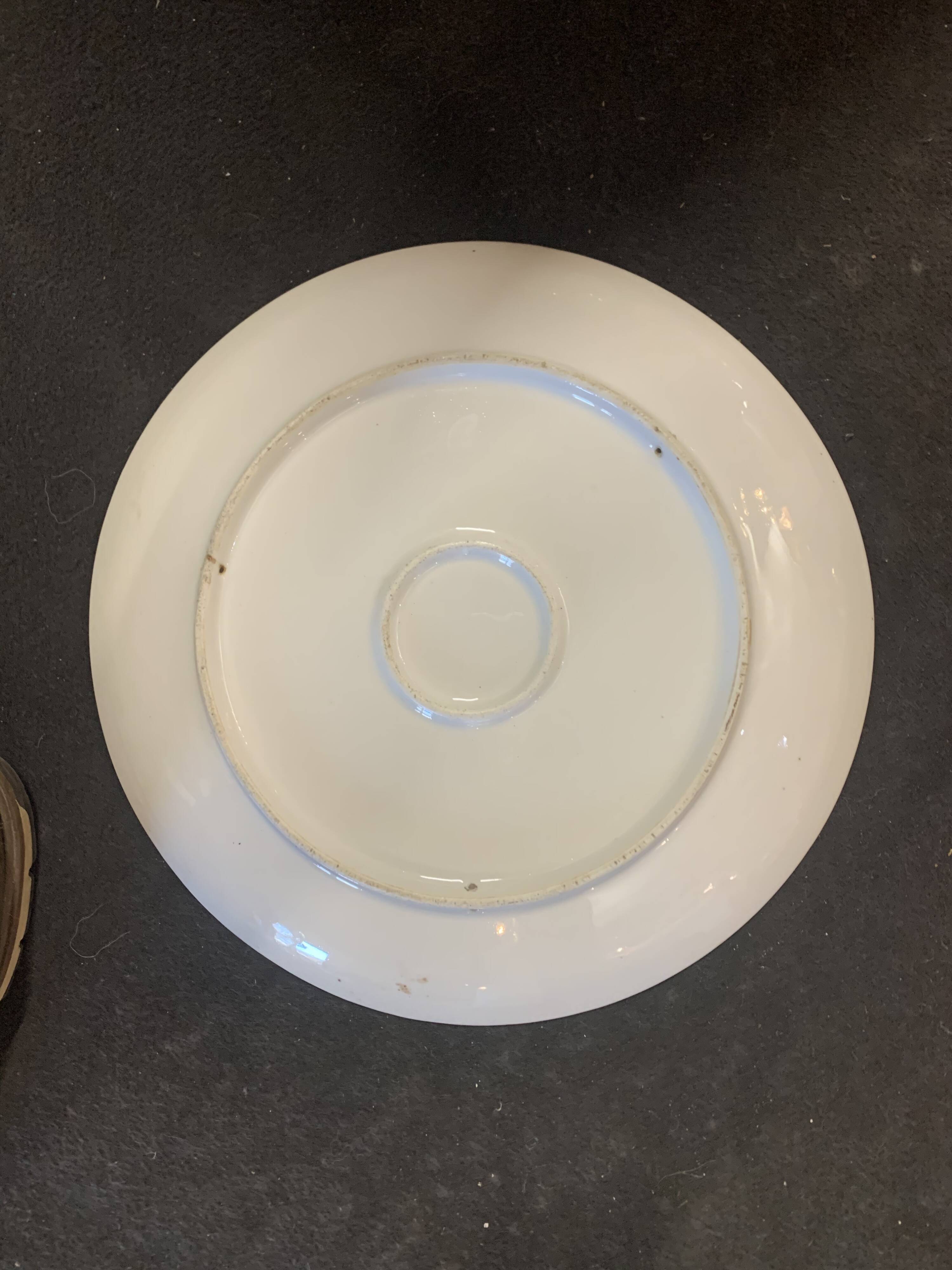 Pair of decorative plates 19th