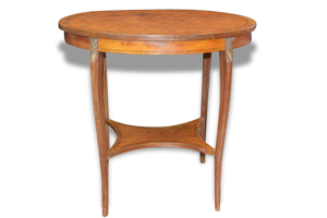 Table guéridon en marquetereie