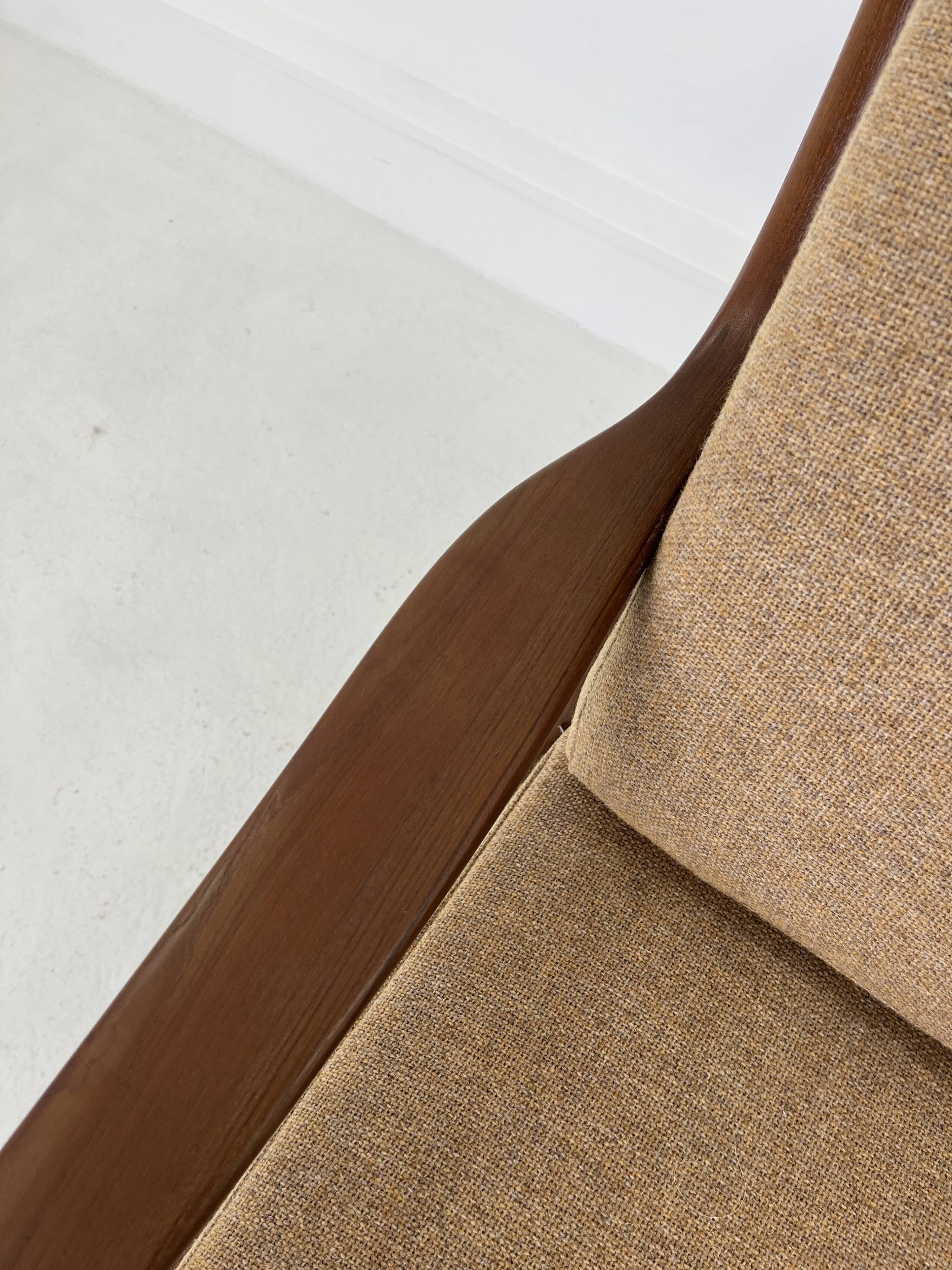 Vintage Danish Teak Lounge Chair, 1960s