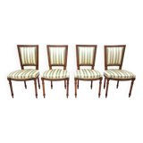 Ensemble de 4 chaises, Suède, vers 1870.
