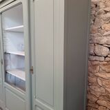 Bronze green display cabinet bookshelf