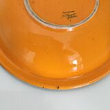 Dish dominant orange and green Saint Clement France