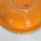 Dish dominant orange and green Saint Clement France