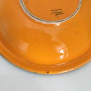 Dish dominant orange and green Saint Clement France