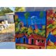 2 tableaux à l'huile sur toile haïtienne