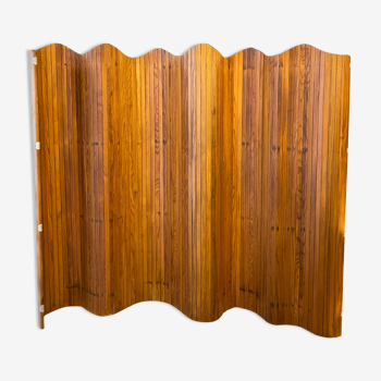 Paravent mid-century en bois