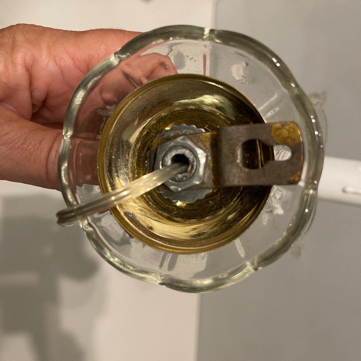 Murano glass crystal sconces set of 3, 1970s