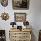 Louis XV style chest of drawers painted with flowers, Italian manufacture