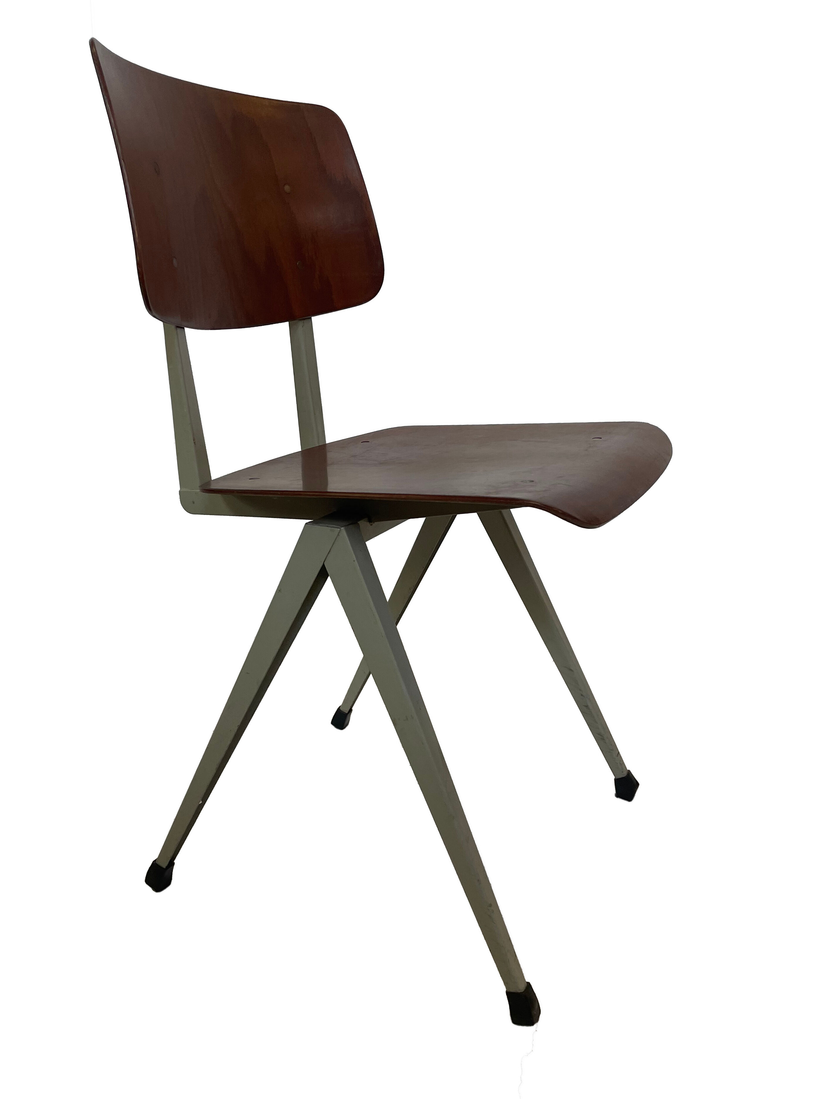 Industrial chair Galvanitas S16 Pagholz Netherlands 60's Design