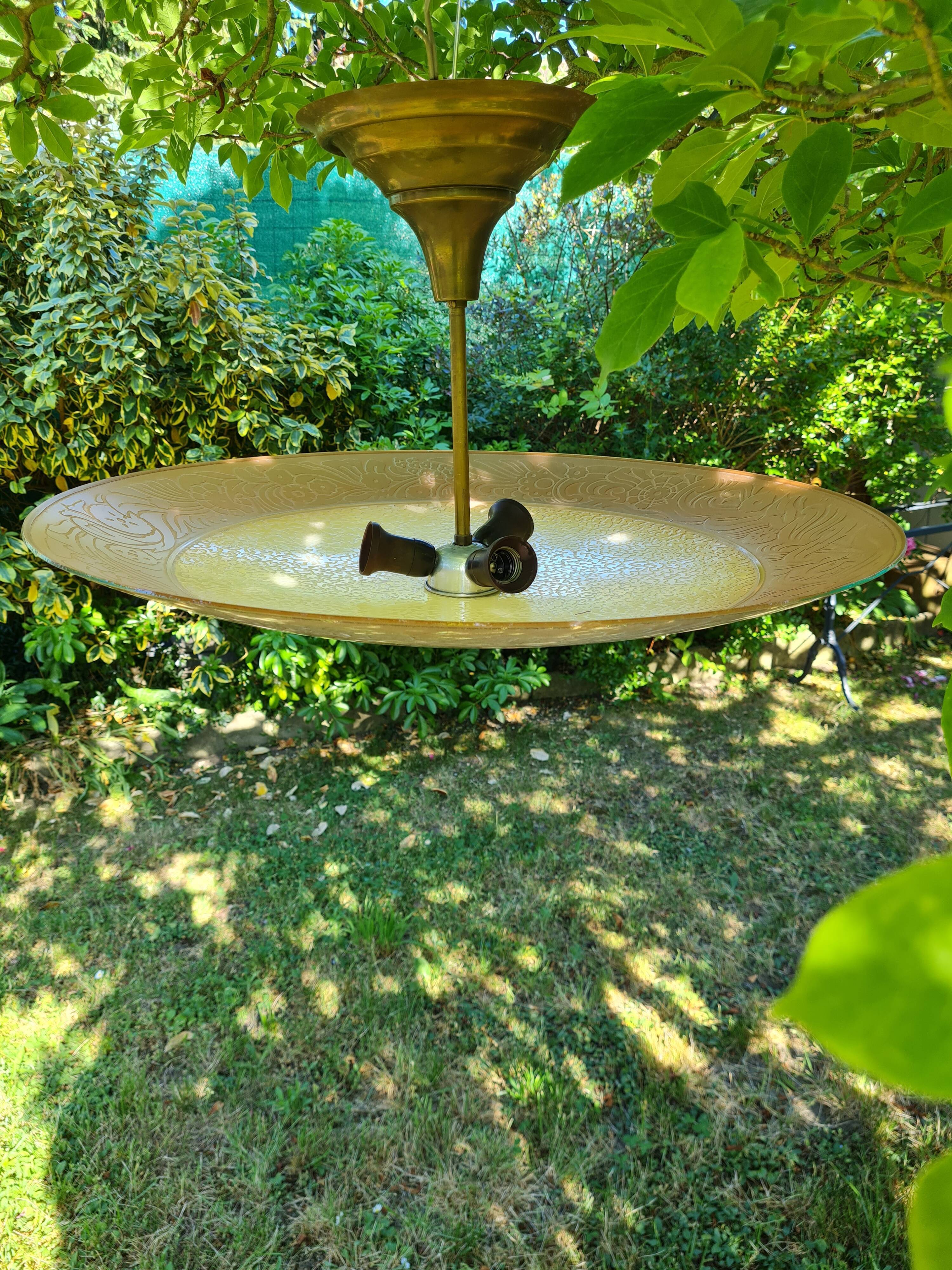 art deco pendant lamp or chandelier