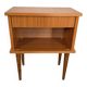 70s Scandi Icon: Architectural & Functional Nightstand