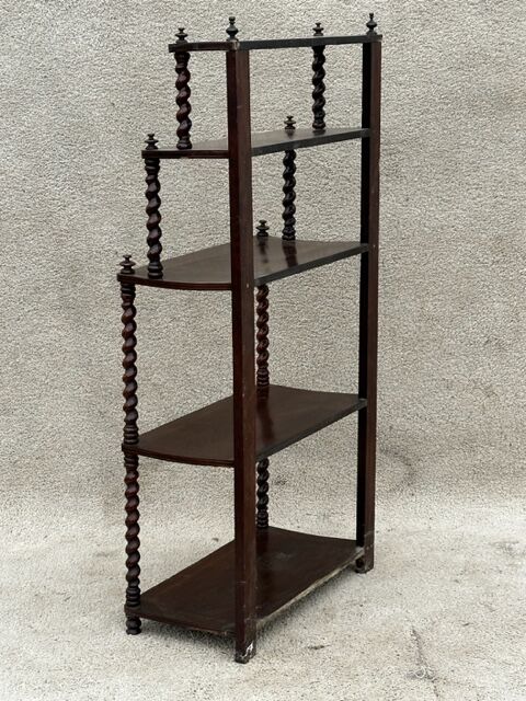 Rosewood veneer shelf