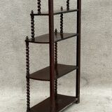 Rosewood veneer shelf