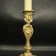 Large candlestick lamp in Rocaille / Rococo / Louis XV style from the 19th century - bronze