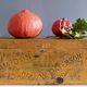 Ancient rice starch wooden case trunk W. Paterson, france