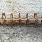 6 rope seated chairs