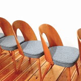 Set of five chairs, design. A. Suman, Tatra Nabytok, Czechoslovakia, 60s