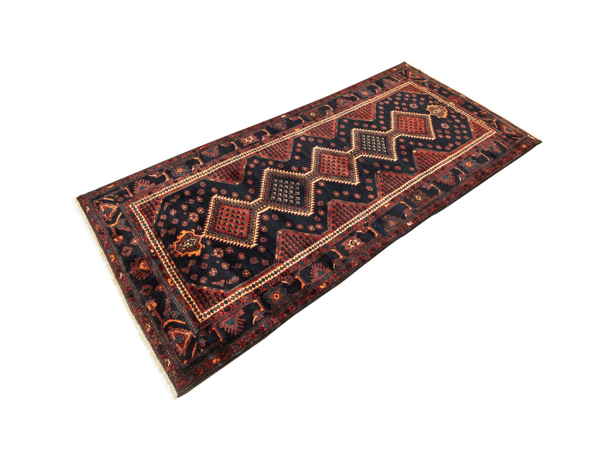 Tapis Hamadan des années 1960 143 x 326