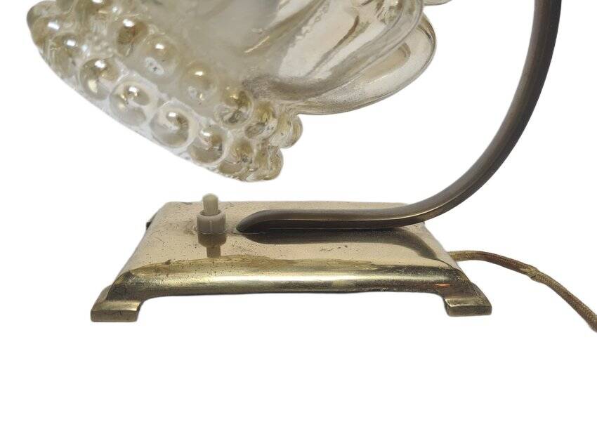 Art Deco bedside lamp, Belgium, 1950s