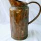 Coal bucket XIX copper pouring