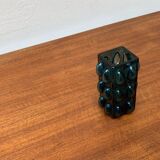 Bubble glass vase from the mid-century Scandinavian space age by Wilhelm Braun-Feldweg for Hirschberg, 1960s.