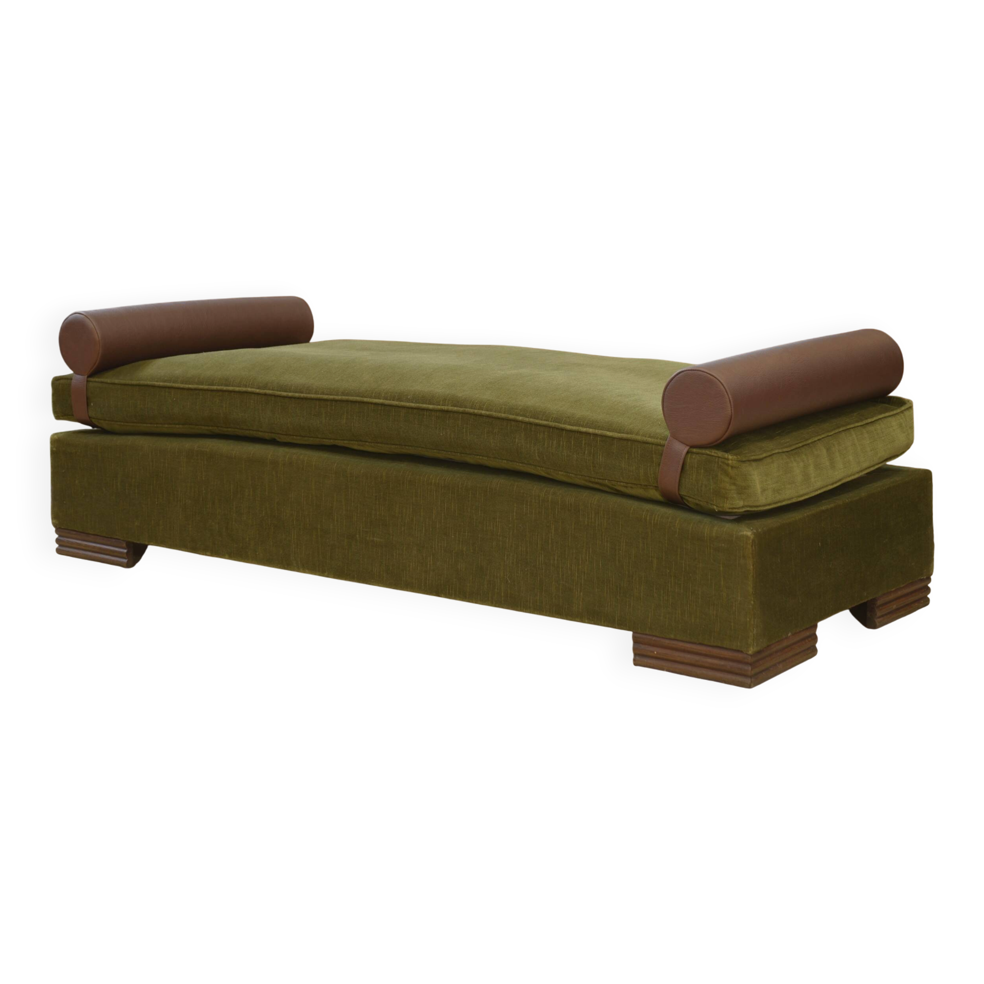 Canapé, daybed dans le goût d’Eugène Printz 1940
