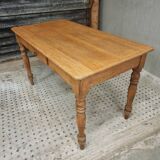 Antique oak table dining table kitchen table 69 x 130 cm