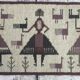 Swedish flat weave rug 1950