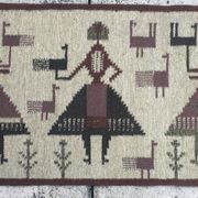 Swedish flat weave rug 1950