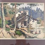 Old watercolor