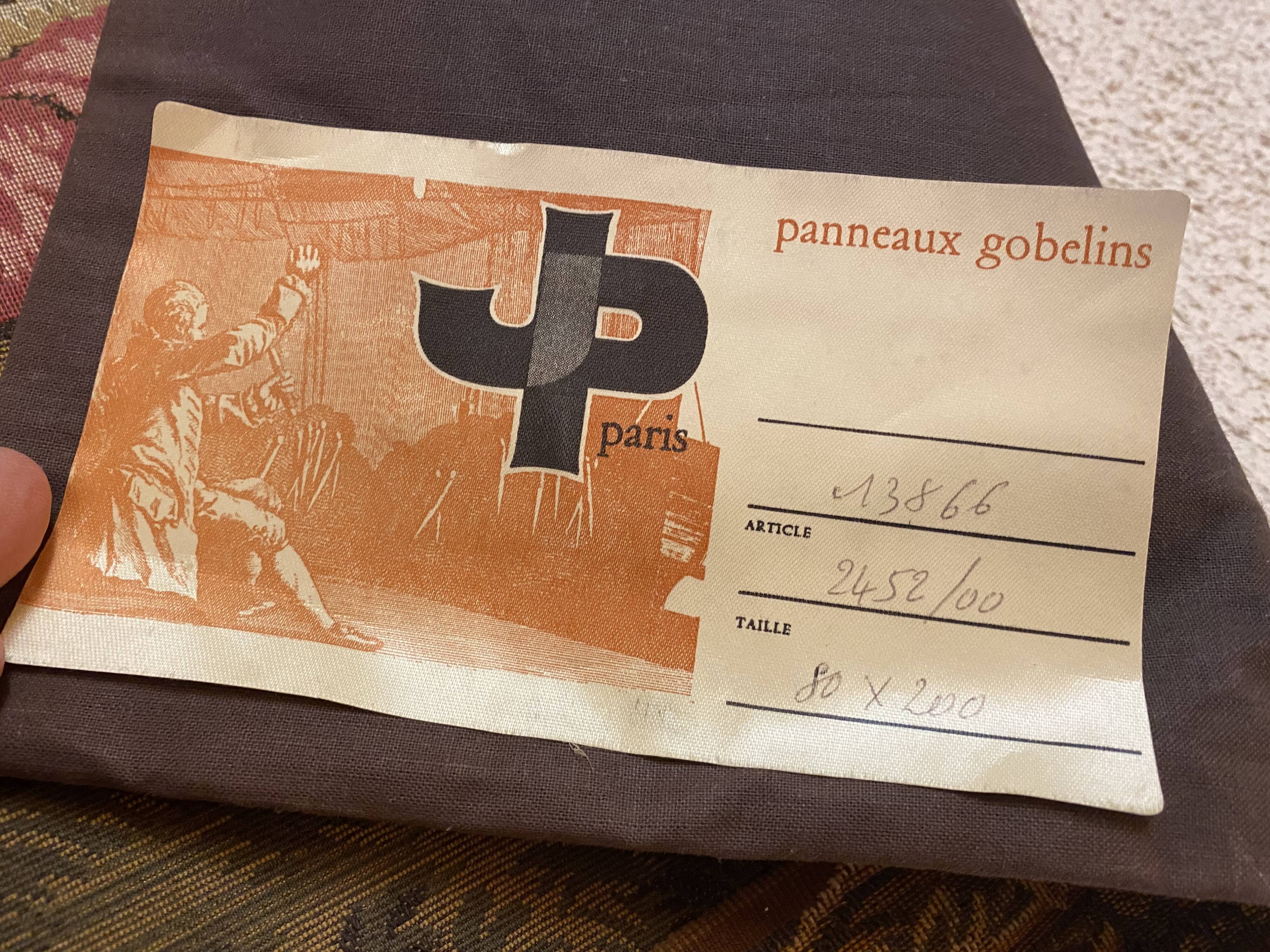 Tapestry of the Gobelins, village festival scene, perfect condition.