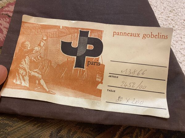 Tapisserie des Gobelins, scène de fête villageoise, parfait état.