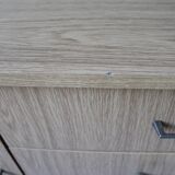 Low buffet vinatge formica fake wood