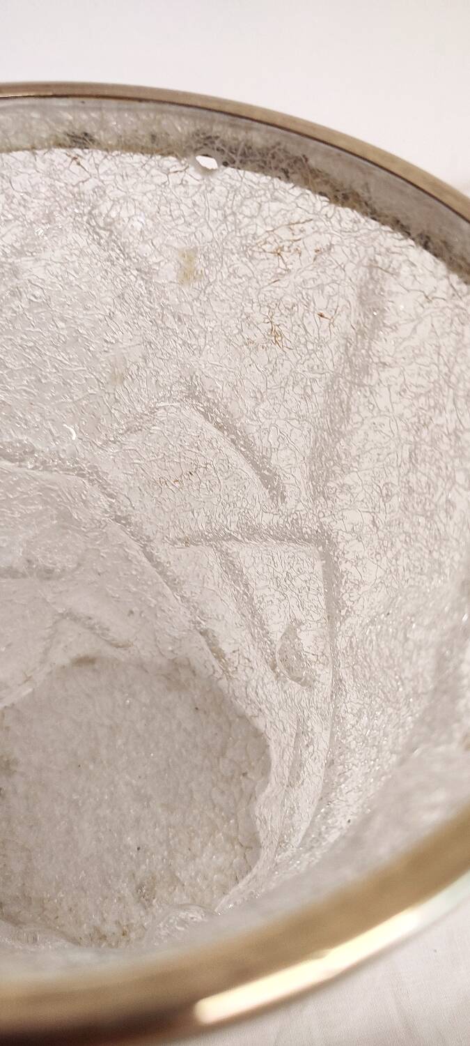 Hielera de cristal. Spain, 1970s.