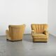 Pair of Danish Art Deco armchairs, 1940s